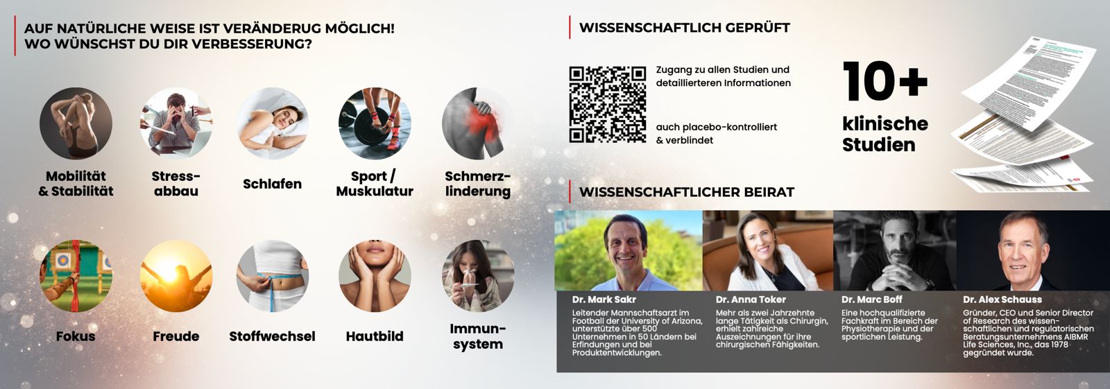 Broschüre Seite 3 – Wissenschaftlich geprüft, natürliche Verbesserung