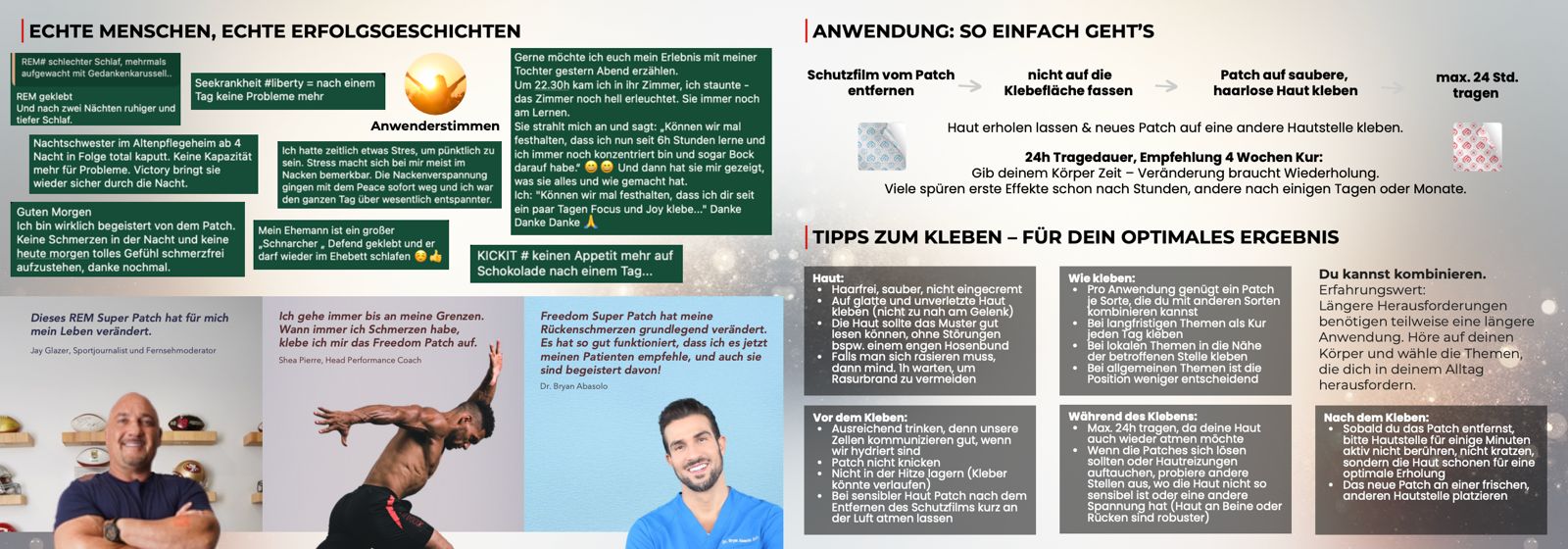 Broschüre Seite 6 – Echte Menschen, echte Erfolgsgeschichten